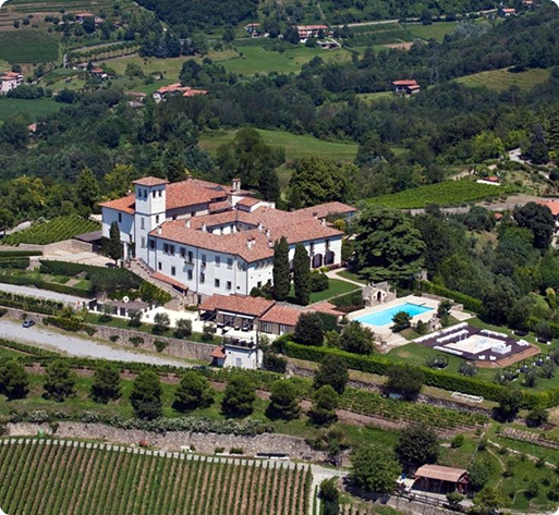 Vista aerea del Castello degli Angeli